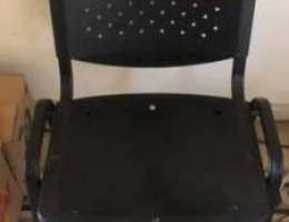 metal chairs made in italy good condition