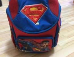 school bag super man