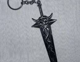 WOW sword keychain