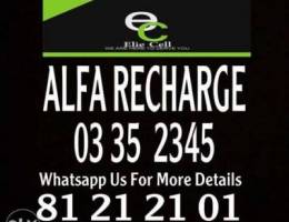 special 03 number alfa recharge