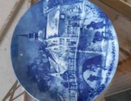 Painted dish antique