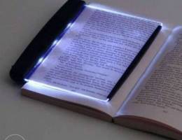 led light panel for books