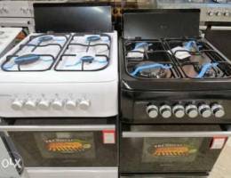 Gas oven/4eye silver-New