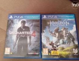 Uncharted4,horizion zero dawn