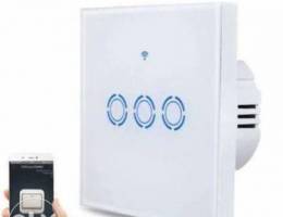 wifi smart switch 3 gangs touch panel 220v...