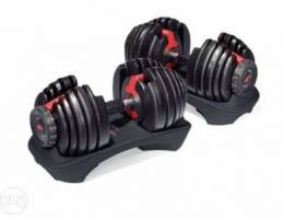 Adjustable dumbell