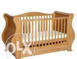 Great Condition High Quality Wooden Crib