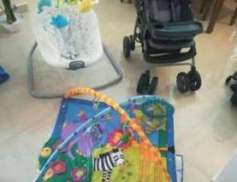 New Stroller /baby swing / tapis