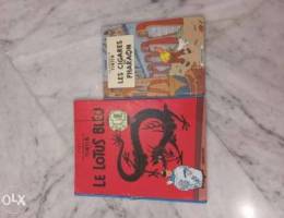 French books : les aventures de TinTin