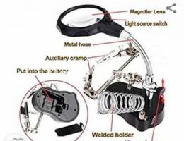 Mg16126 helping hand magnifier led with so...