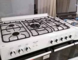 Gas oven 5 eyes font New