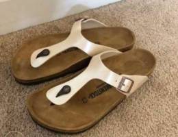 BirkenStock 60% Discount Gizeh creamy whit...