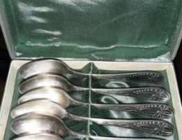 Mts Vintage russian teaspoon set Ù…Ù„Ø§Ø¹Ù‚ Ø±ÙˆØ³...