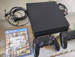 ps4 slim 500gb with 2 controllers orginal ...