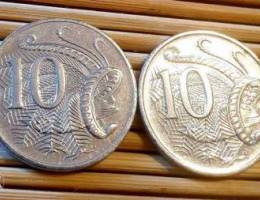 Australia set of two coins 2003