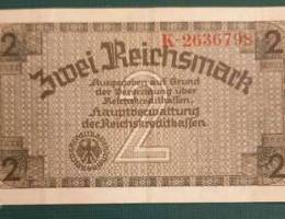 Ø£Ù„Ù…Ø§Ù†ÙŠØ§ Ø§Ù„Ù†Ø§Ø²ÙŠØ© Ù¢ Ù…Ø§Ø±Ùƒ Germany 2 Mark 1939...