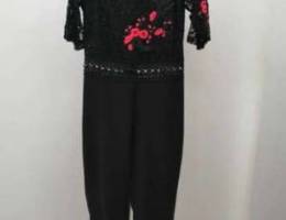 overall color black and red size Large, Ø£Ùˆ...