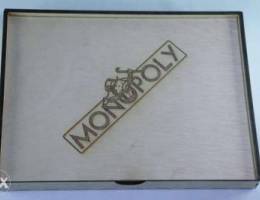 Monopoly wooden board