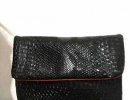 Black CROC material Pouch/clutch for multi...