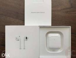 Airpods 2 with apple warranty and case