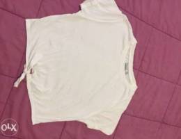 white Bershka T-shirt