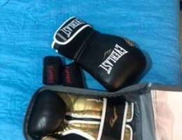 Everlast boxing gloves 16 oz with bandage