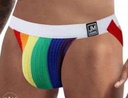 jockstrap pride rainbow men