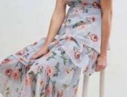 Walter Baker floral print tiered dress 42