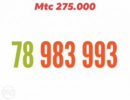 Mtc 983 993 special line for 275.000 we de...