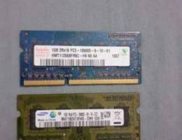 2Ã— 1GB DDR3 Ram laptop