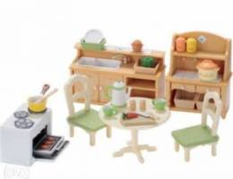 Kitchen set for small dollhouse