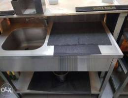 Stainless steel bar sink