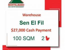 Spacious warehouse in Sin El Fil for sale!...