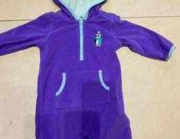 Carterâ€™s Purple Fleece Overall 9 Months