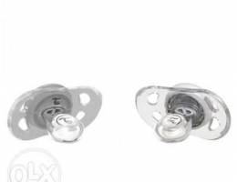 Twistshake 2x Pacifier 6+m Pastel Grey Whi...