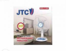 JTC 14â€ Table rechargeable fan