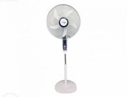 JTC 2 batteries rechargeable fan