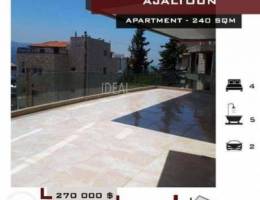 Apartment with a view in Ajaltoun for sale...