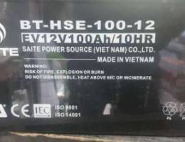 battery deep cycle gel 100 ah