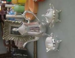 Silverplated coffee set