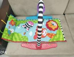 baby mattress and toys