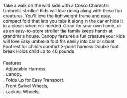 cosco umbrella light stroller