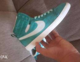 original Baskets montantes Nike turquoises