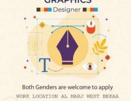 Ù…Ø·Ù„ÙˆØ¨ Graphic Designer