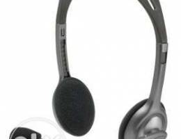 Logitech stereo headset headphones H111 -n...