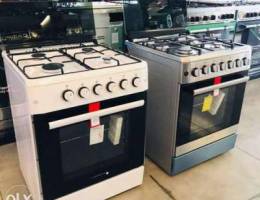 Gas oven/4eyes silver New!!