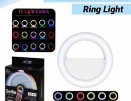 RGB selfie ring light