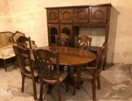 dinning table Ø³ÙØ±Ø© Ù¦ ÙƒØ±Ø§Ø³ÙŠ