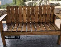 Wooden outdoor furniture