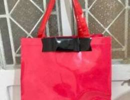 Gazzaz Brand Fushia Large Plastic Tote Bag...